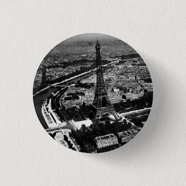 WWII Liberated Paris Pinback Button (Front)