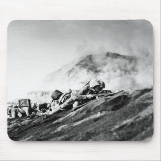 WWII Marines on Iwo Jima Beachhead Mouse Pad