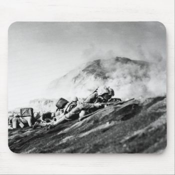Wwii Marines On Iwo Jima Beachhead Mouse Pad by historicimage at Zazzle