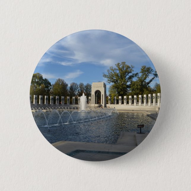 WWII Memorial Fountain. Atlantic Side Button (Front)