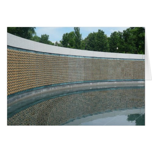 WWII Memorial Freedom Wall in Washington DC
