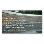 WWII Memorial Freedom Wall in Washington DC Business Card Magnet