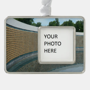 WWII Memorial Freedom Wall in Washington DC Christmas Ornament