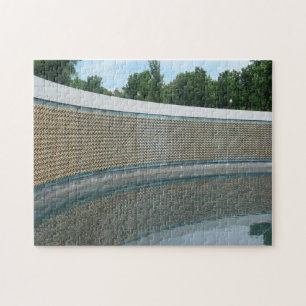 WWII Memorial Freedom Wall in Washington DC Jigsaw Puzzle