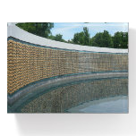 WWII Memorial Freedom Wall in Washington DC Paperweight