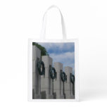 WWII Memorial Wreaths I in Washington DC Grocery Bag