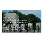 WWII Memorial Wreaths II in Washington DC Business Card Magnet