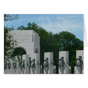 WWII Memorial Wreaths II in Washington DC Card