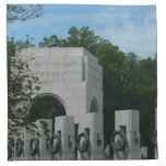 WWII Memorial Wreaths II in Washington DC Cloth Napkin