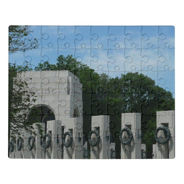 WWII Memorial Wreaths II in Washington DC Jigsaw Puzzle (Puzzle Horizontal)