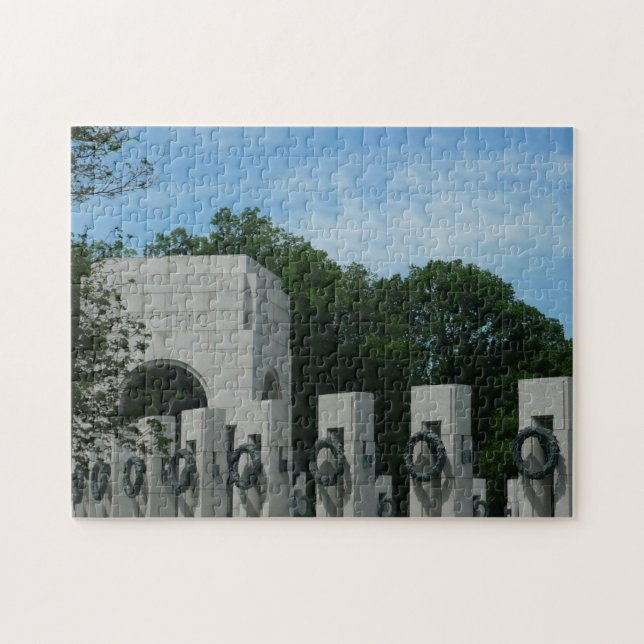 WWII Memorial Wreaths II in Washington DC Jigsaw Puzzle (Horizontal)