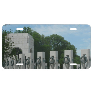 WWII Memorial Wreaths II in Washington DC License Plate