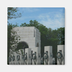 WWII Memorial Wreaths II in Washington DC Magnet