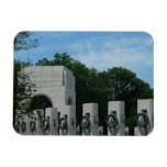 WWII Memorial Wreaths II in Washington DC Magnet