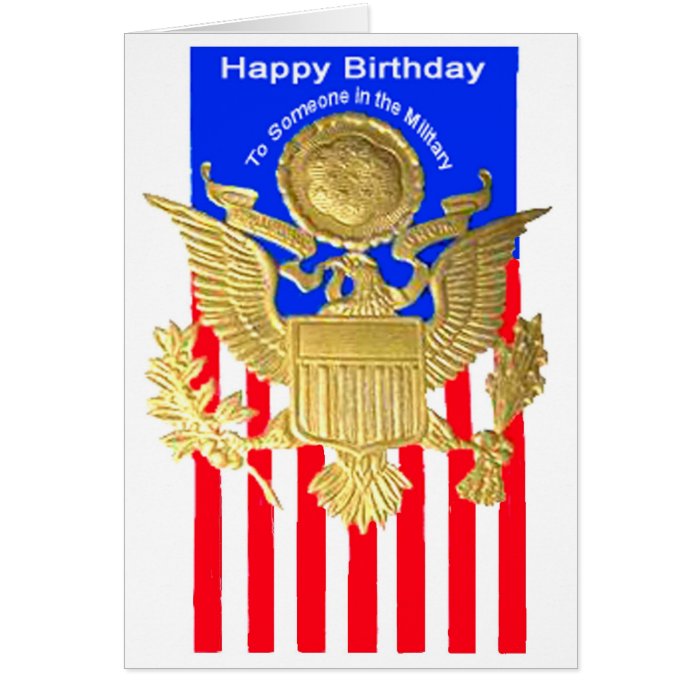 WWII Military Birthday Card