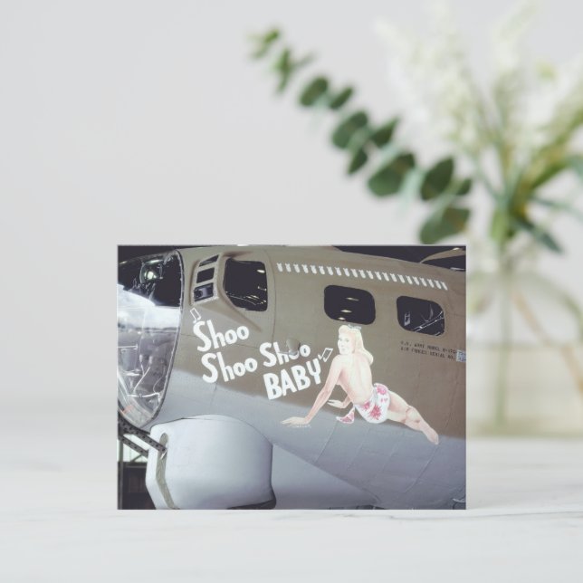WWII Nose Art Postcard | Zazzle