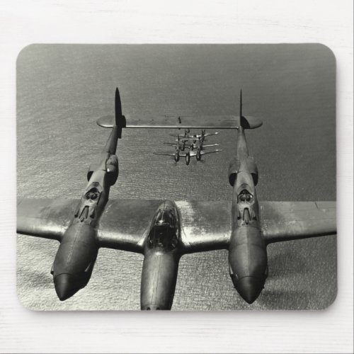 WWII P_38 Lightnings Mouse Pad