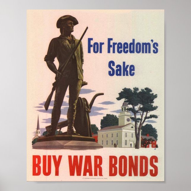 WWII patriotic Poster (Front)