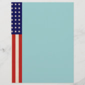 WWII Patriotic Poster Letterhead (Front)