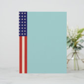 WWII Patriotic Poster Letterhead (Standing Front)