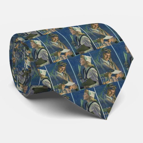 WWII pilot and nurse long distance romance Tie