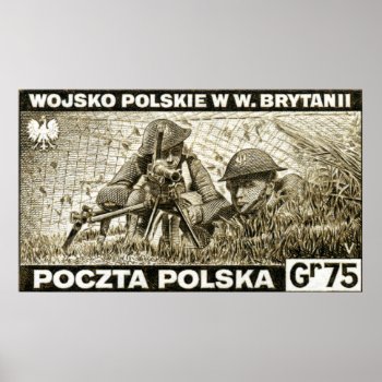 Wwii Polish Army In England Poster by historicimage at Zazzle