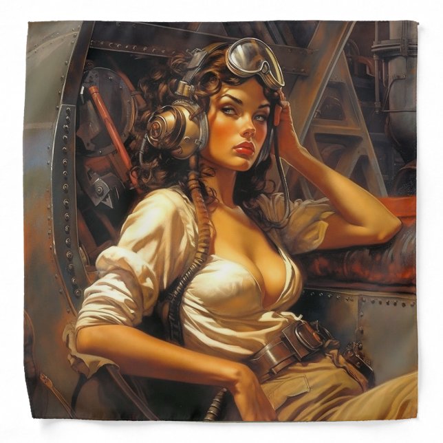 WWII Radio Operator Bandana (Front)