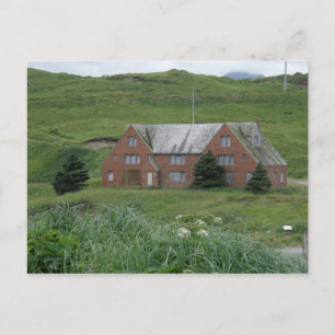 WWII Radio Station, Dutch Harbor, AK Postcard