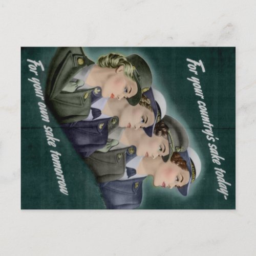 WWII Recruitment Postcard