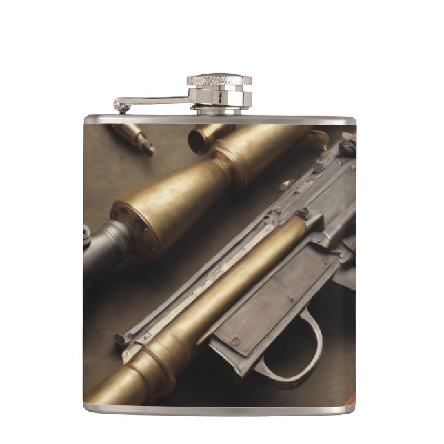 "WWII Relics" Flask (Front)