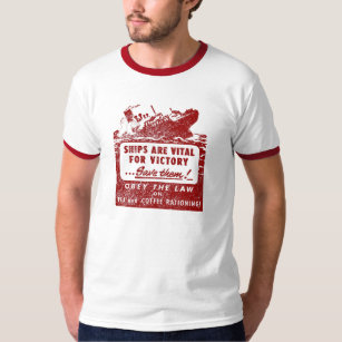WWII Ships are Vital for Victory T-Shirt