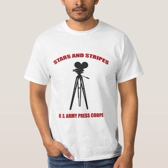 WWII Stars and Stripes Press Corps Shirt (Front)