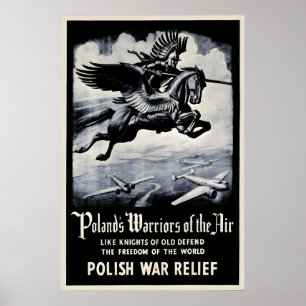 WWII Support Poster for Poland Poland's warriors