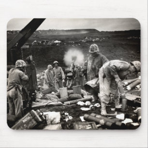 WWII US Marines on Iwo Jima Mouse Pad