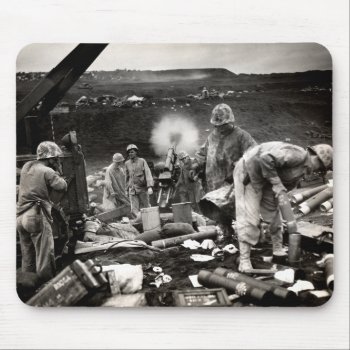Wwii Us Marines On Iwo Jima Mouse Pad by historicimage at Zazzle