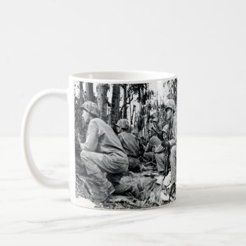 Wwii Us Marines On Peleliu Coffee Mug by historicimage at Zazzle
