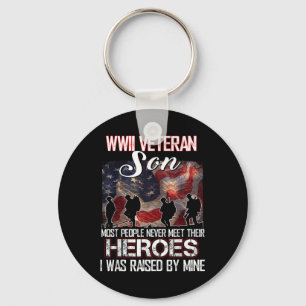 Wwii Veteran Son Most People Never Meet Their Hero Keychain