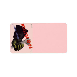 WWII Vintage Poster Address Label