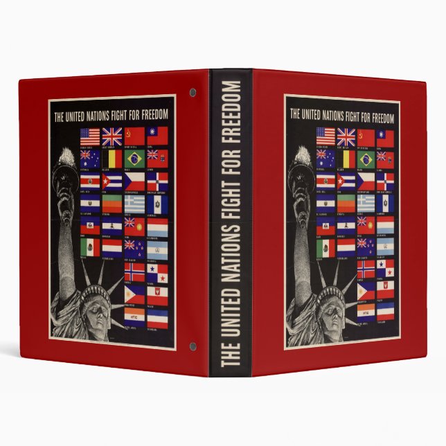 WWII Vintage Poster Binder (Background)