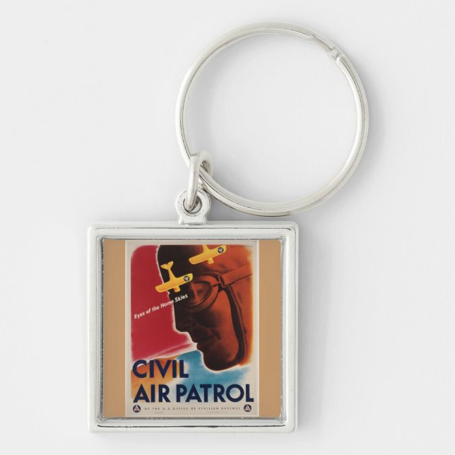 WWII Vintage Poster Keychain (Front)