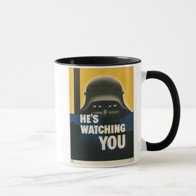 WWII Vintage Poster Mug (Right)