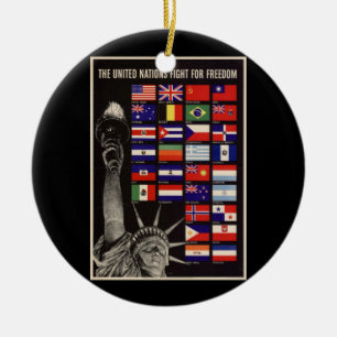 WWII Vintage Poster Ornament