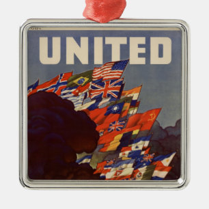 WWII Vintage Poster Ornament