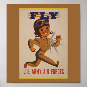 WWII Vintage Poster Poster