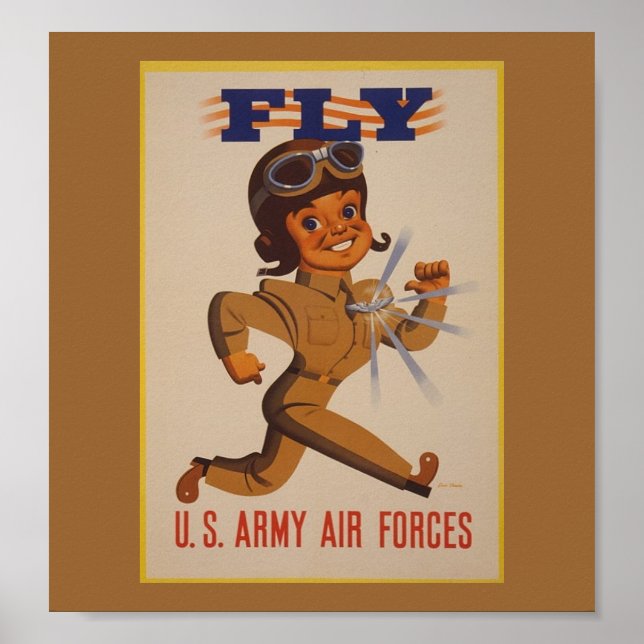 WWII Vintage Poster Poster (Front)