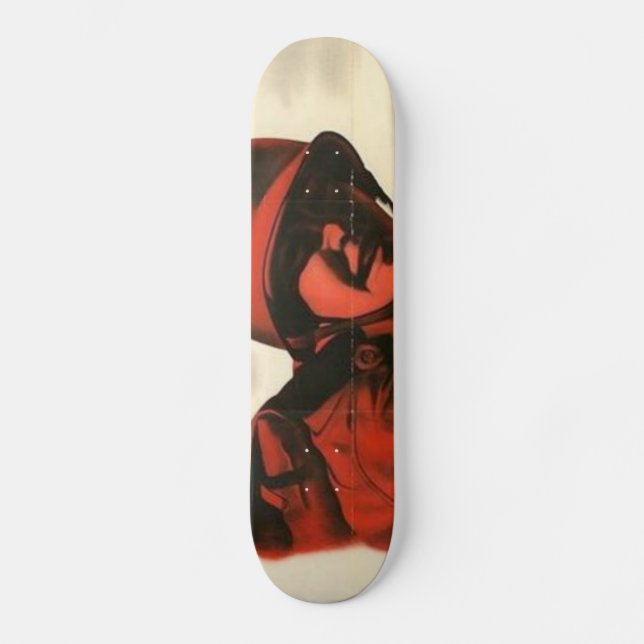 WWII Vintage Poster Skateboard Deck (Front)