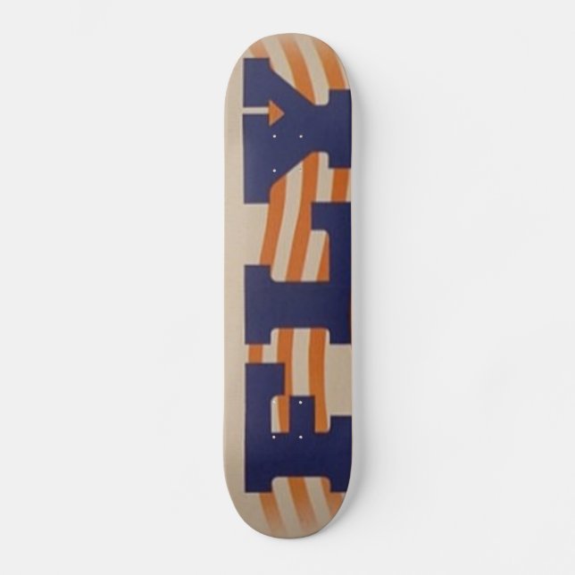 WWII Vintage Poster Skateboard Deck (Front)