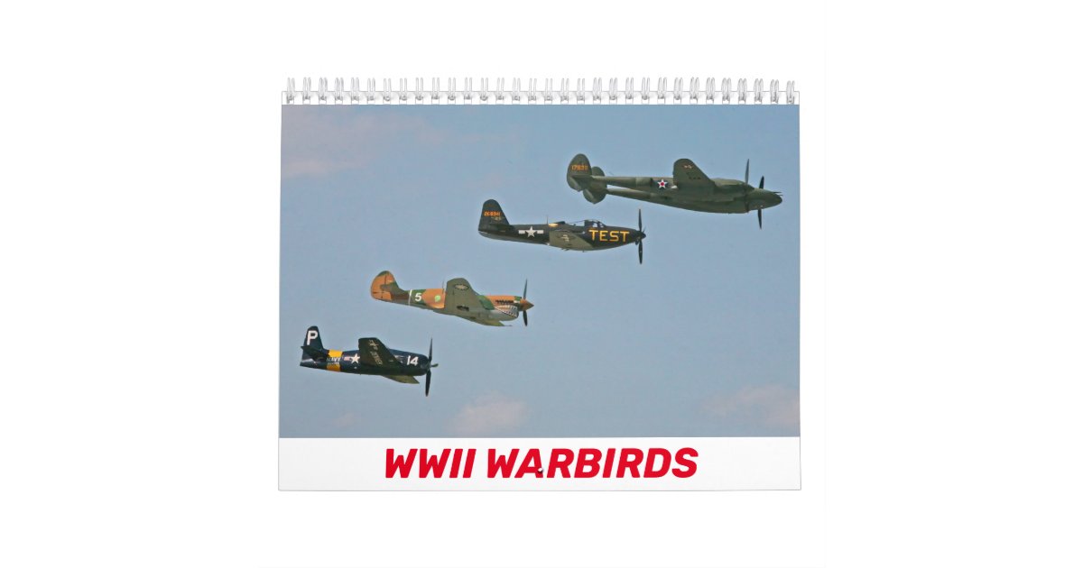 WWII Warbirds Calendar