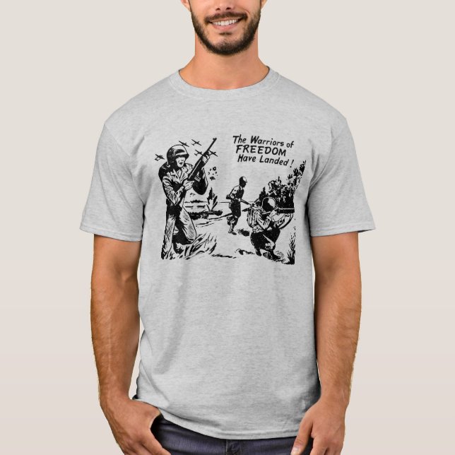 WWII Warriors Have Landed T-Shirt (Front)