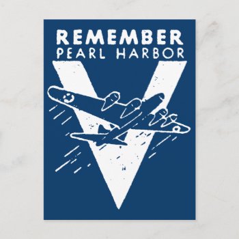 Wwii White Remember Pearl Harbor Postcard by historicimage at Zazzle